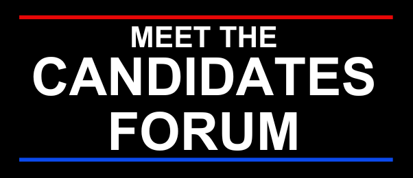 Meet the Candidates Forum graphic